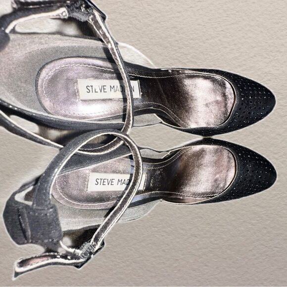🖤 Steve madden rhinestone platforms size 9 - Picture 5 of 9